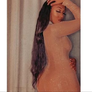 Shane Justin mesh Diamond catsuit